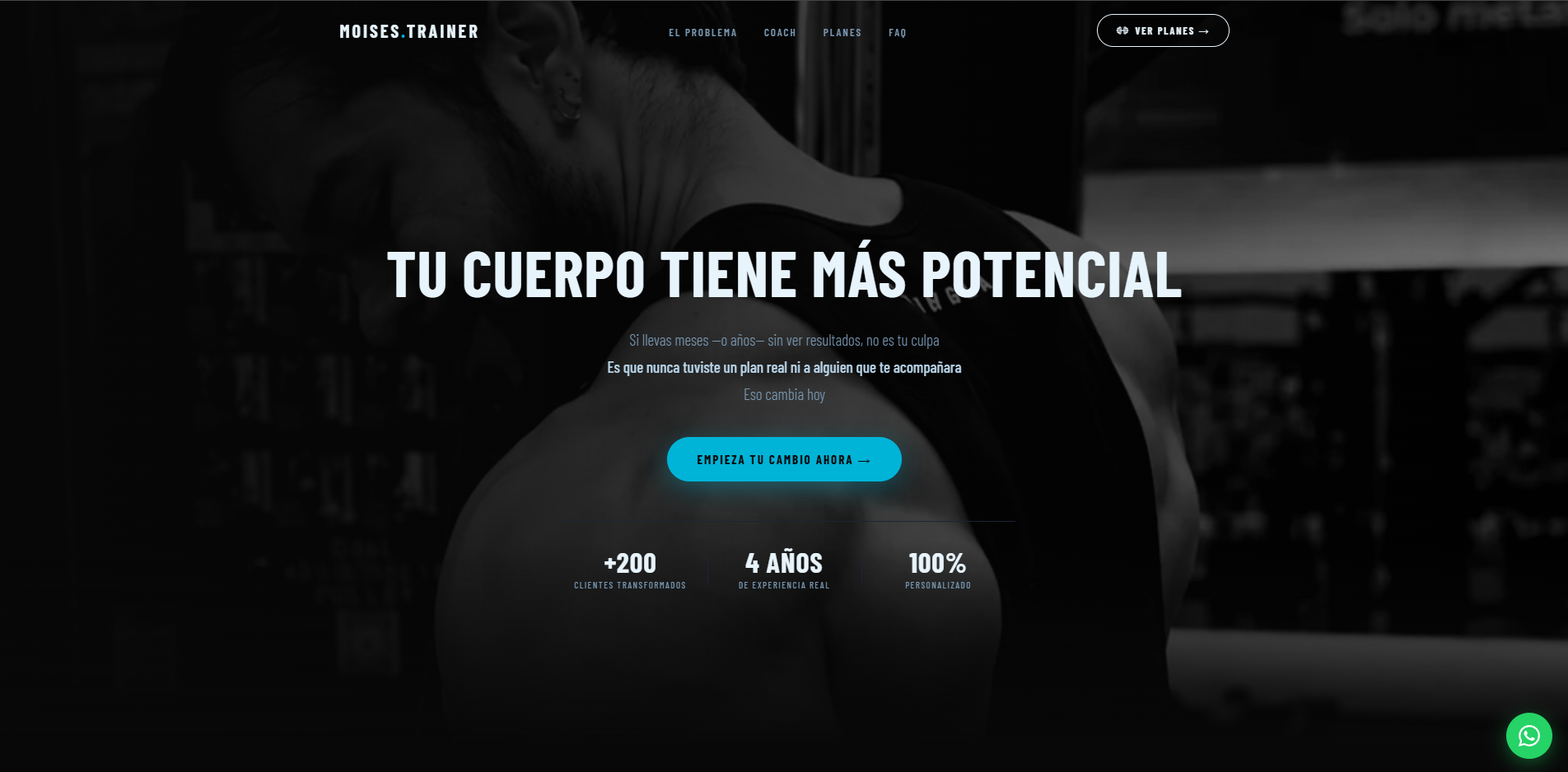 Moises Trainer — captura de portada